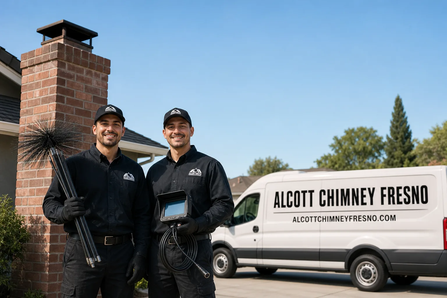 Alcott Chimney Fresno chimney cleaning team